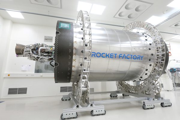 Rocket Factory Augsburg rocket propulsion system in a clean-room facility
